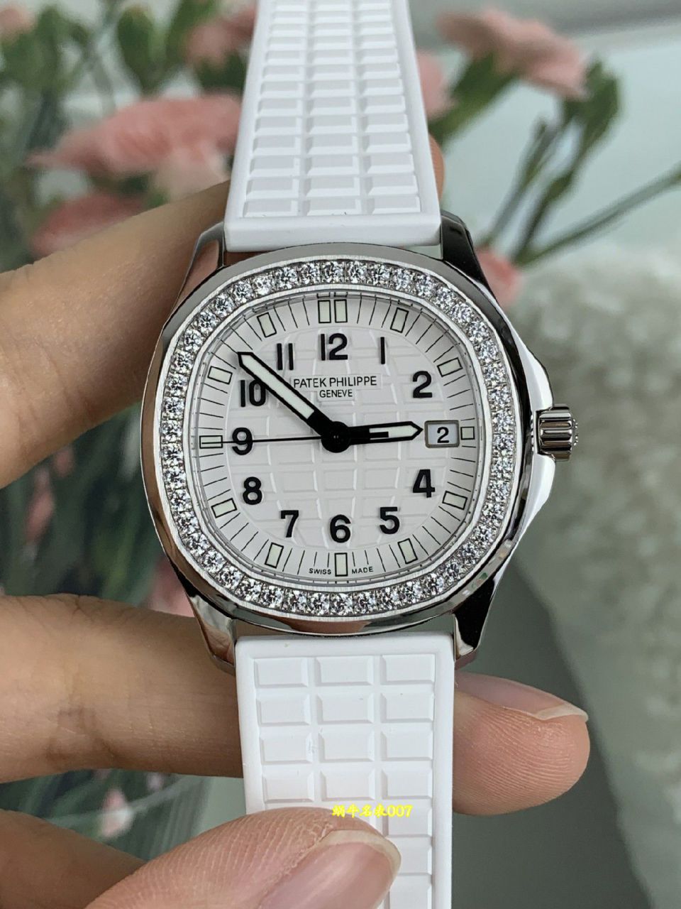 PPF女装百达翡丽AQUANAUT复刻手表女石英5067A-024腕表 /  