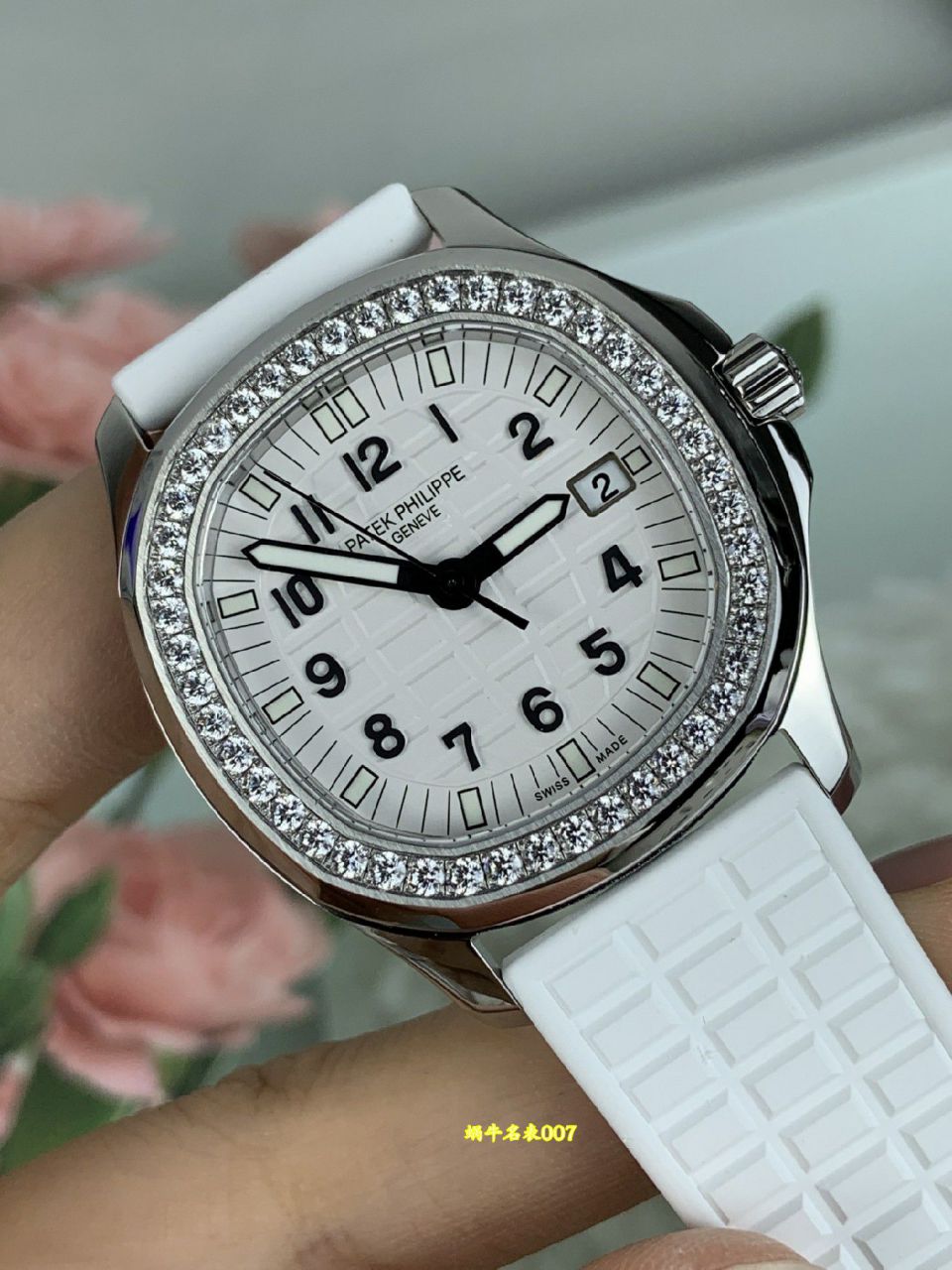 PPF女装百达翡丽AQUANAUT复刻手表女石英5067A-024腕表 /  