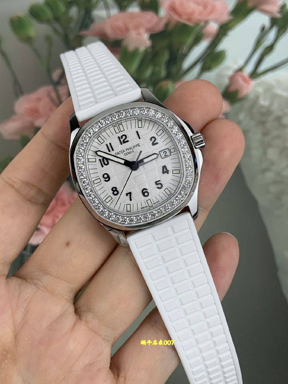 PPF女装百达翡丽AQUANAUT复刻手表女石英5067A-024腕表 /  