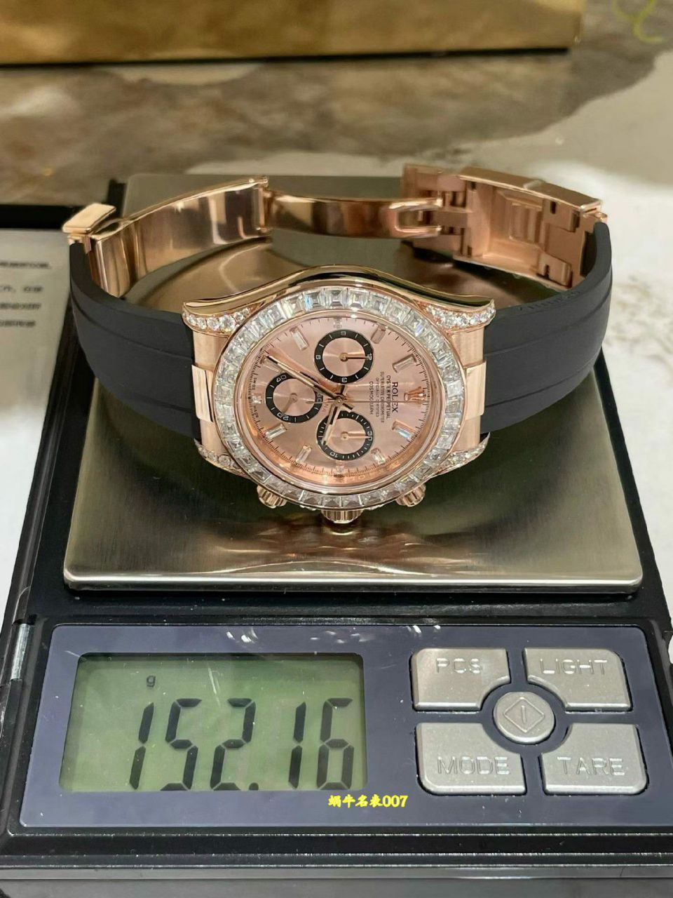 高端定制真钻包金劳力士宇宙计型迪通拿广州复刻手表m126535tbr-0002腕表 /  
