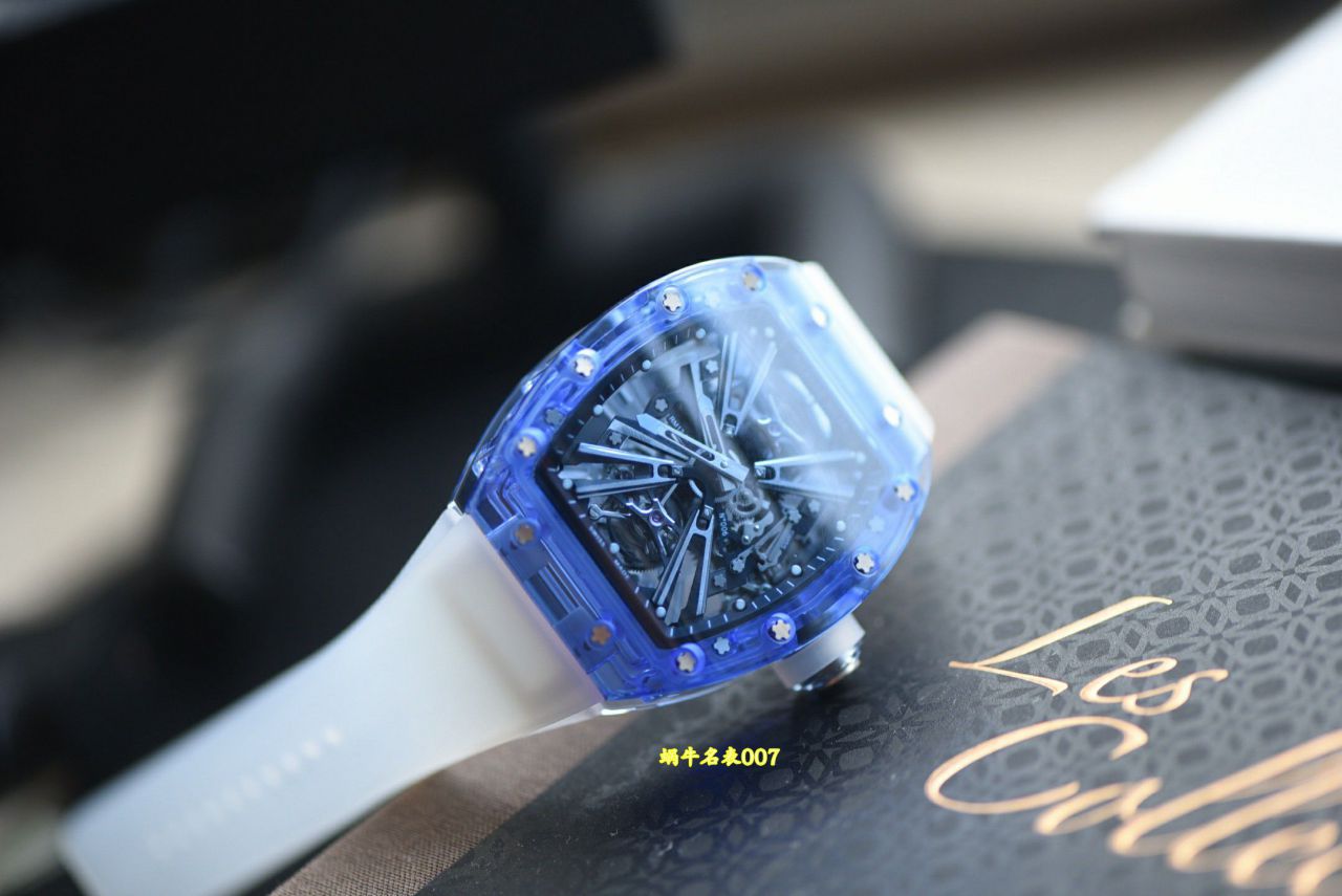RM蓝宝石水晶表壳顶级复刻理查德米勒RM12-01陀飞轮腕表 /  