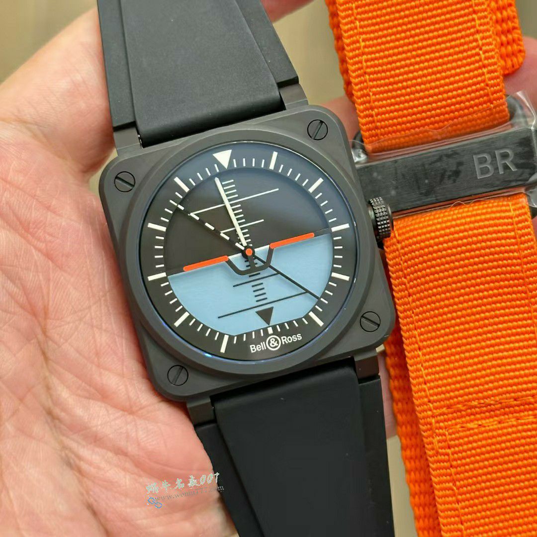 M+厂顶级复刻柏莱士INSTRUMENTS系列BR03A-HRZ-CE腕表 / BR062