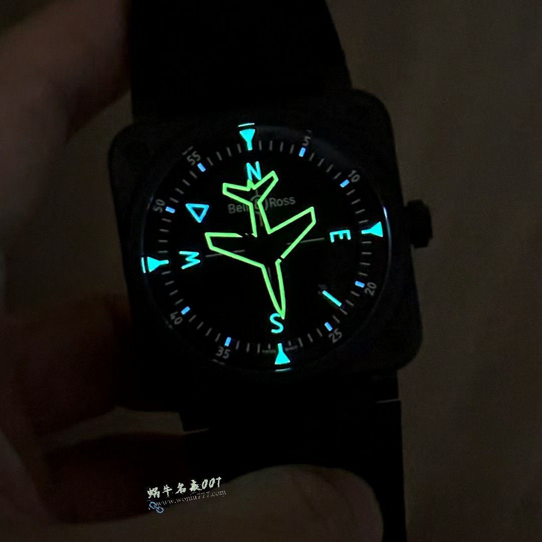 M+柏莱士一比一复刻手表INSTRUMENTS系列BR03A-HER-CE/SCA腕表 / BR066