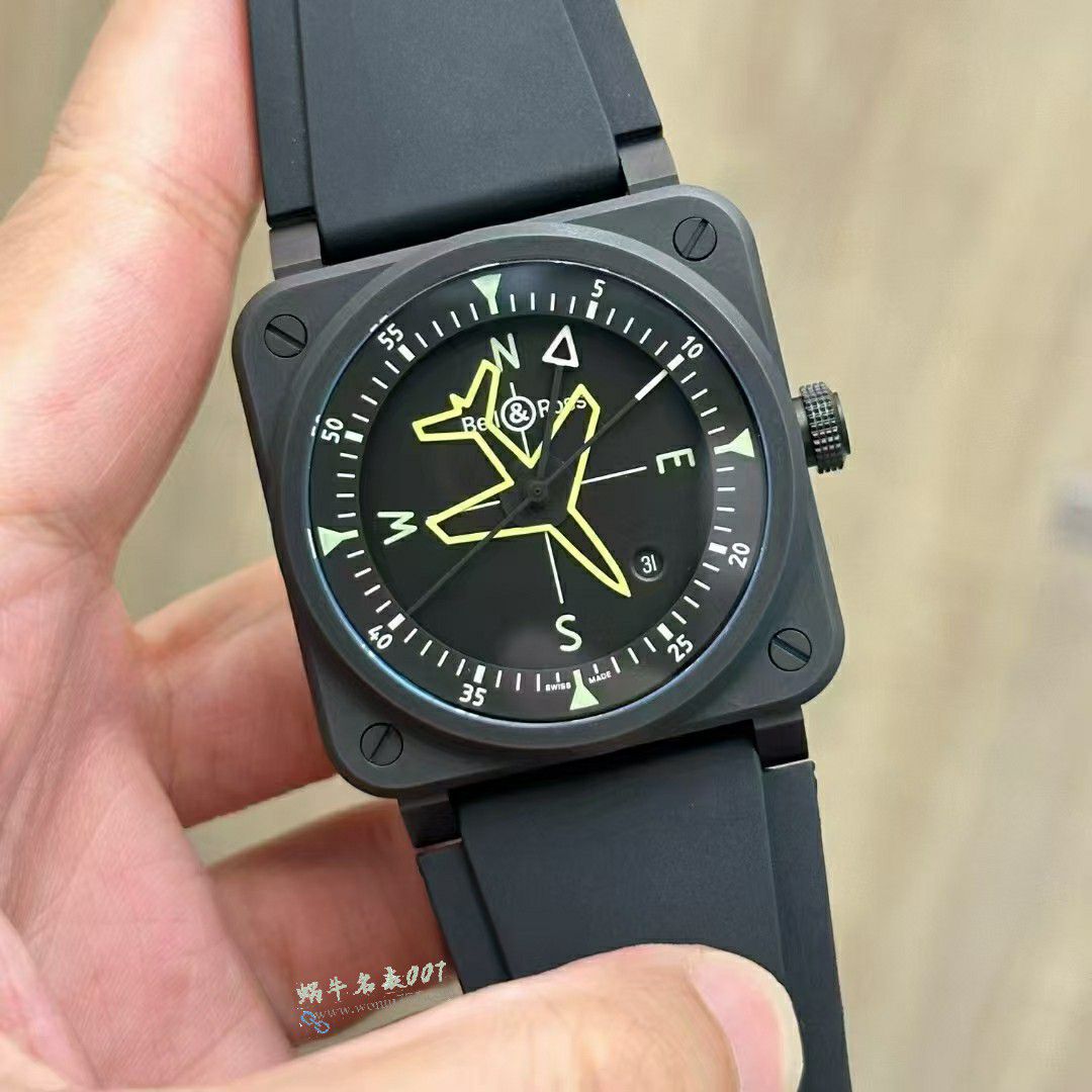 M+超A高仿复刻柏莱士手表INSTRUMENTS系列BR03A-PH-CE/SRB腕表 / BR067