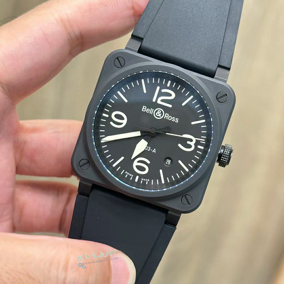 M+超A高仿复刻柏莱士手表INSTRUMENTS系列BR03A-PH-CE/SRB腕表 / BR067