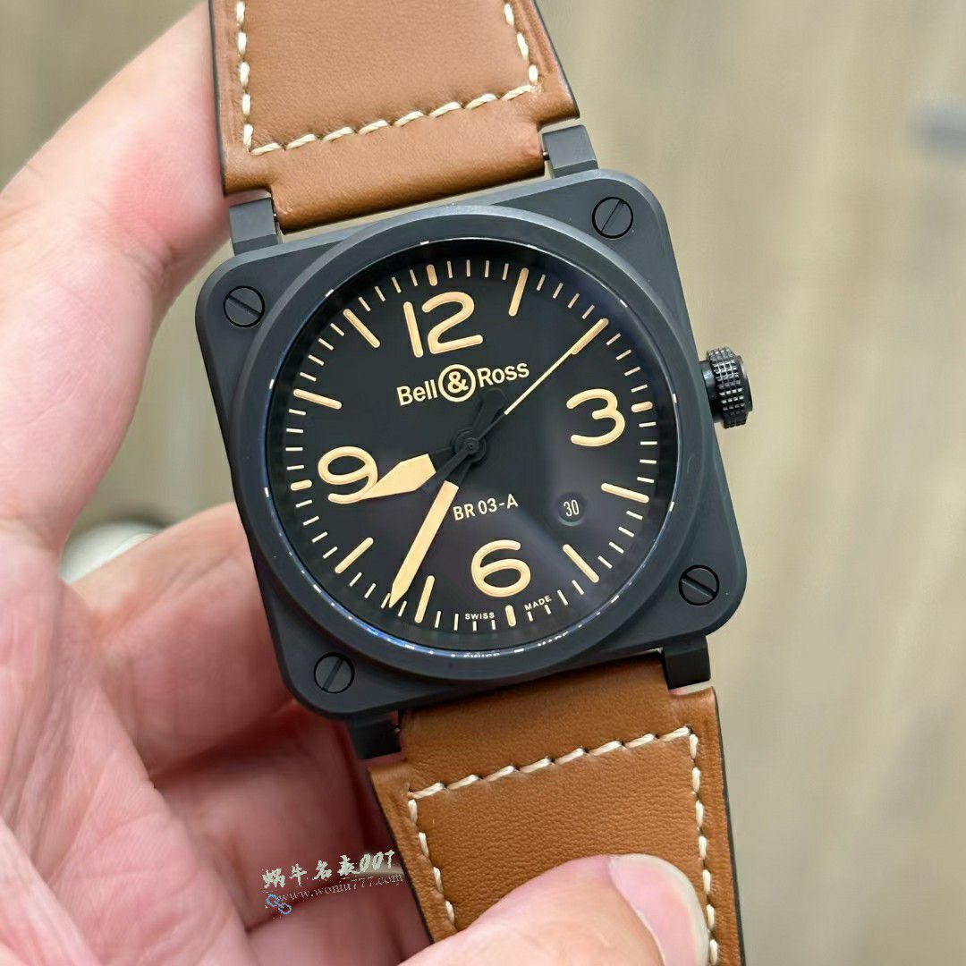 M+超A高仿复刻柏莱士手表INSTRUMENTS系列BR03A-PH-CE/SRB腕表 / BR067