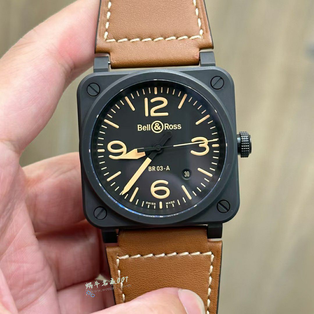 M+超A高仿复刻柏莱士手表INSTRUMENTS系列BR03A-PH-CE/SRB腕表 / BR067
