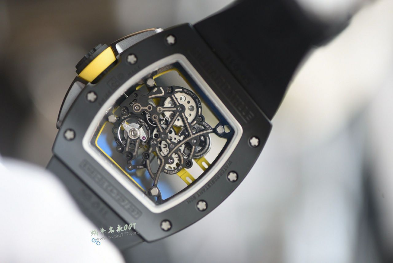 理查米尔RICHARD MILLE超级复刻手表VAUCHER机芯RM 61-01 BLACK腕表 / RM061A