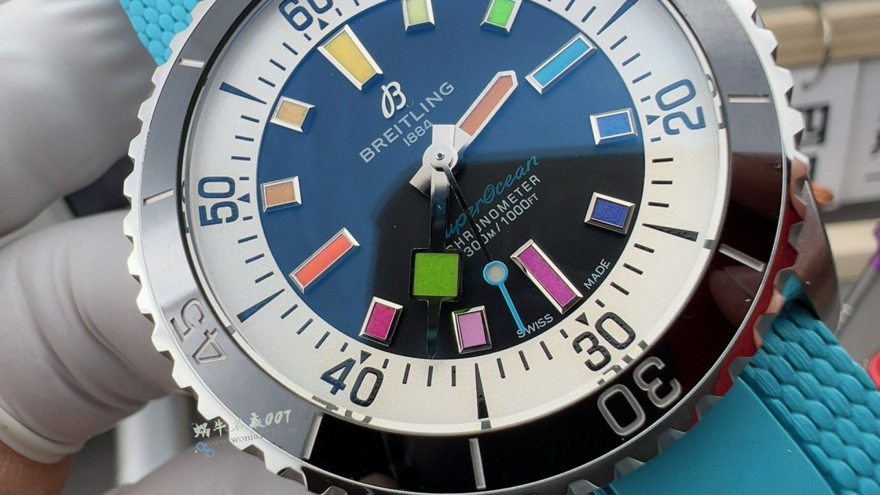 BLS百年灵彩虹超级海洋系列一比一复刻手表网站A17375211B2S4腕表 / BL212