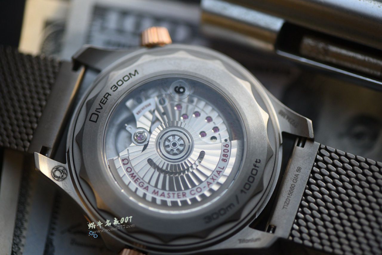 VS欧米茄青铜金绿面007无暇赴死海马300超级复刻手表210.90.42.20.10.001腕表 / VS827