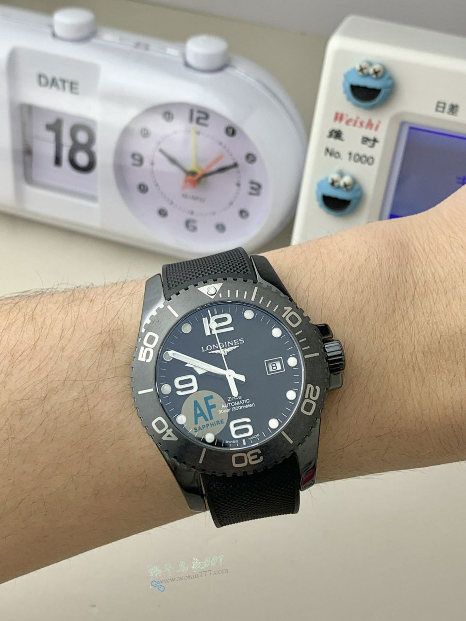 AF浪琴康卡斯43mm陶瓷复刻手表L3.784.4.56.9腕表 / L185