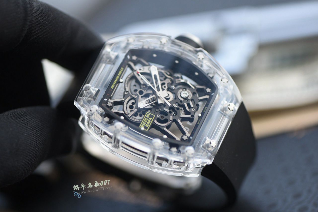Sonic新品理查德米勒RM35-01 复刻手表AET公司改装隐藏版升级水晶玻璃腕表 / SOAET0351B