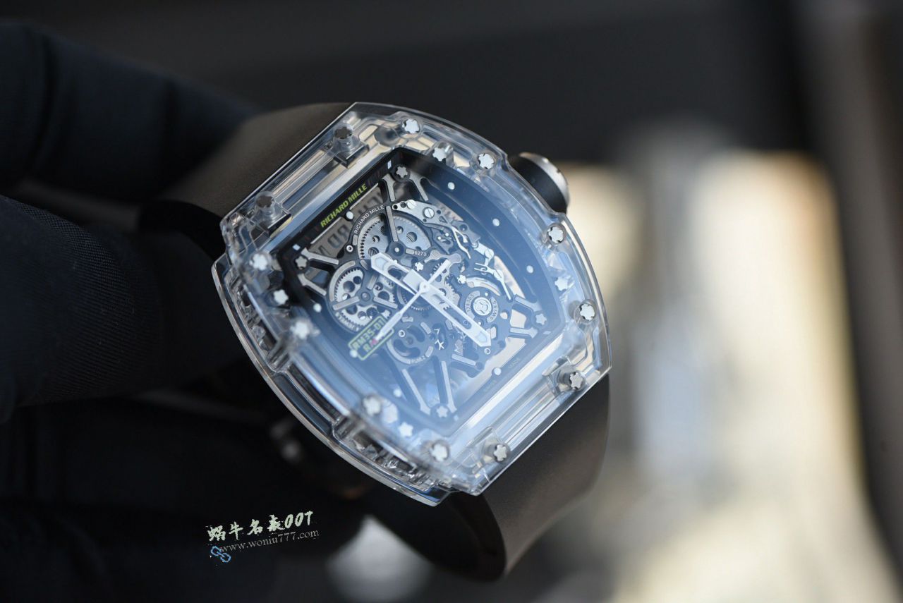 Sonic新品理查德米勒RM35-01 AET公司改装隐藏版升级水晶玻璃腕表 / SOAET0351A