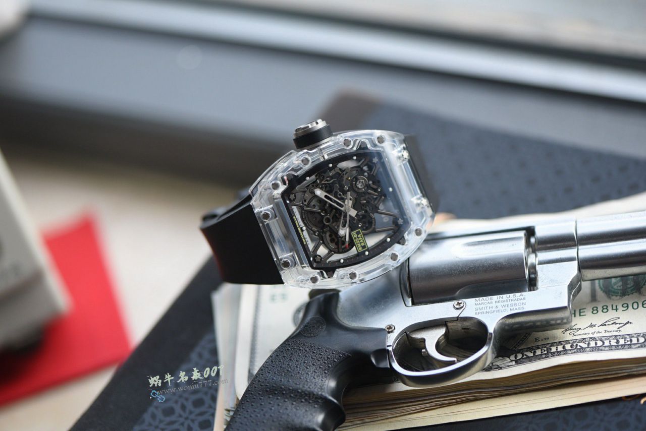 Sonic新品理查德米勒RM35-01 AET公司改装隐藏版升级水晶玻璃腕表 / SOAET0351A