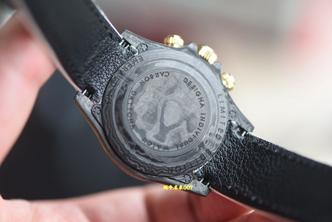 N厂行业最高版本Diw定制版ROLEX劳力士迪通拿全碳纤维壳腕表 / R990
