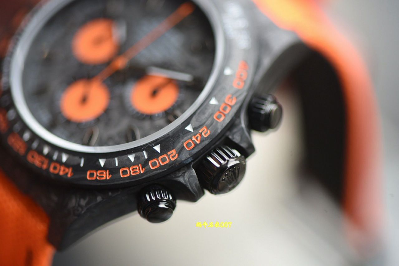 N厂行业最高版本Diw定制版ROLEX劳力士迪通拿全碳纤维壳腕表 / R990