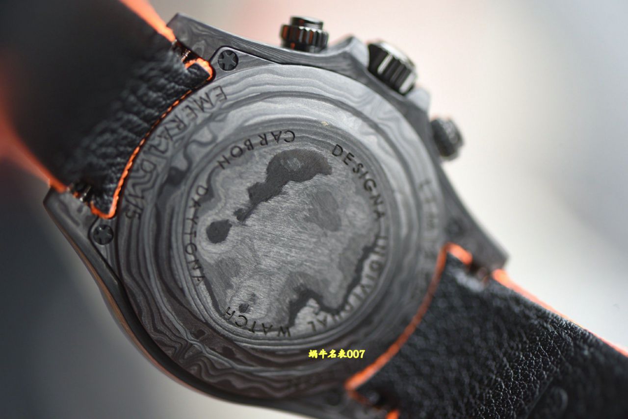 N厂行业最高版本Diw定制版ROLEX劳力士迪通拿全碳纤维壳腕表 / R987