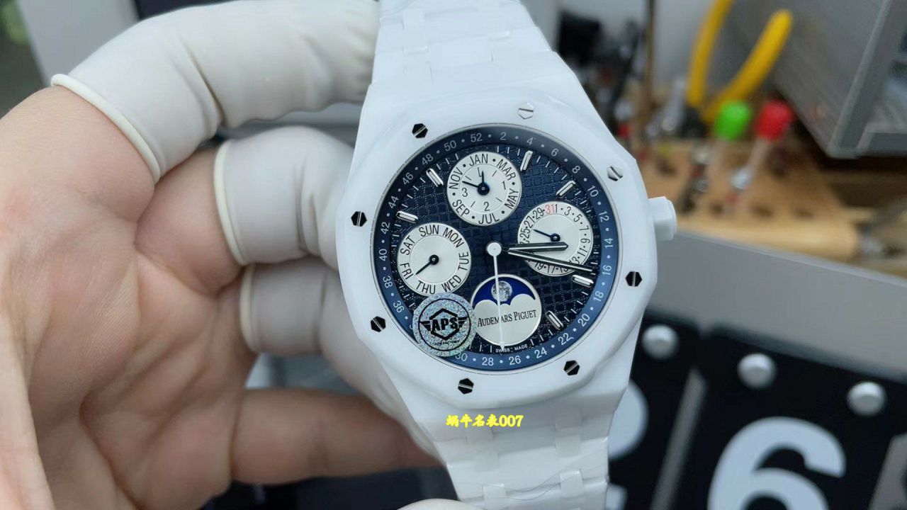 APS爱彼复刻手表皇家橡树万年历26579CB.OO.1225CB.01腕表 / AP329