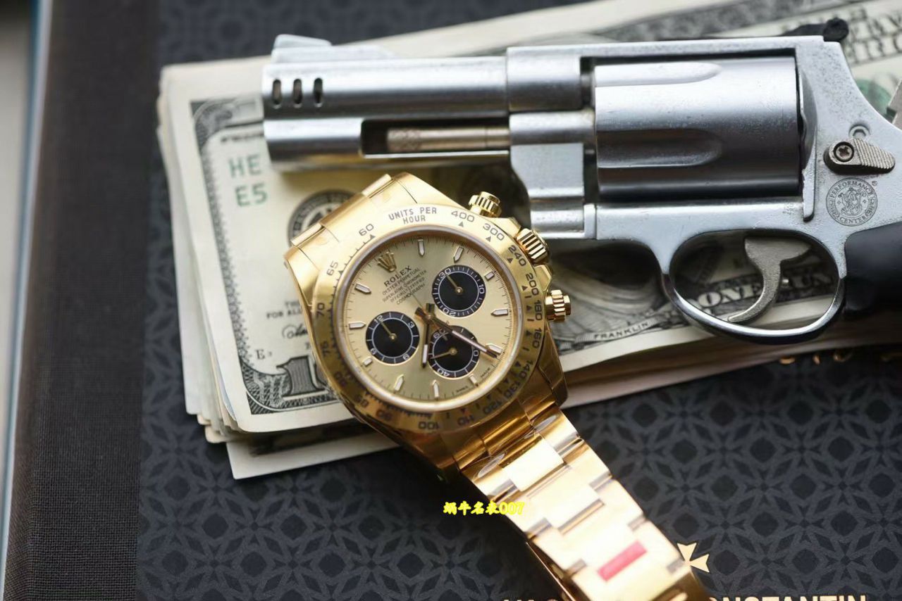 视频评测VS劳力士宇宙计型迪通拿超级配重黄金熊猫眼m126508-0004腕表 / R998