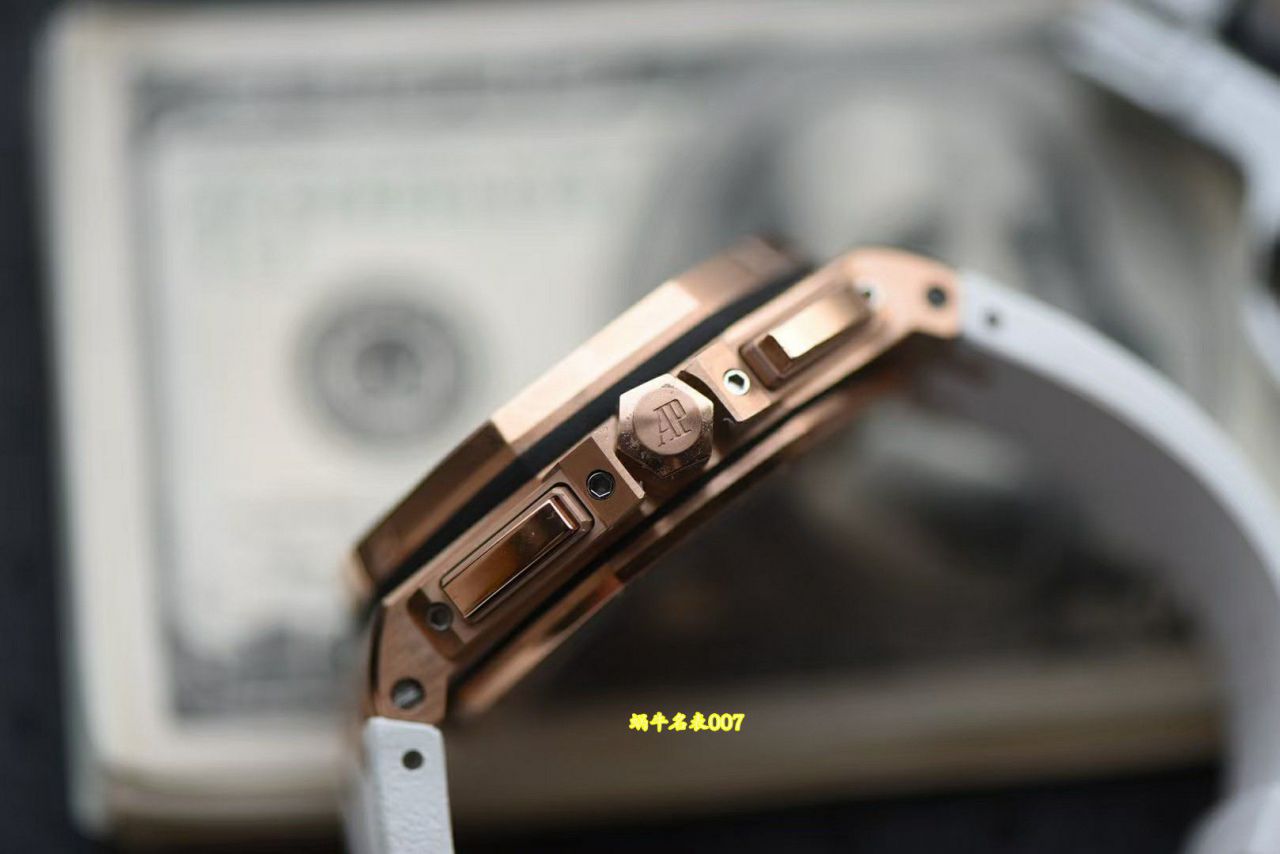 视频评测爱彼皇家橡树离岸型系列26408OR.OO.A010CA.01复刻腕表 / AP355