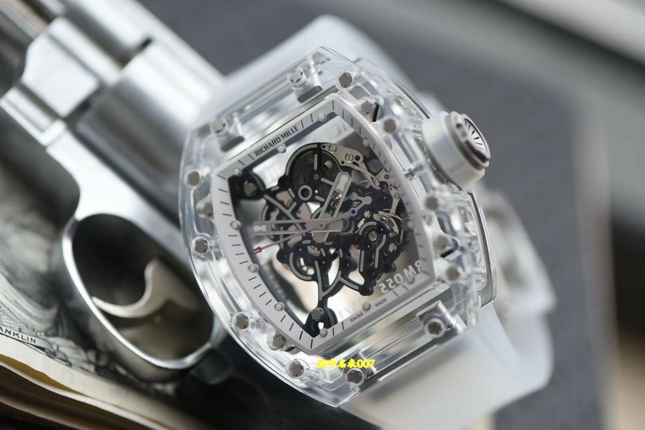 视频评测sonic出品理查德米勒透明水晶壳RM055腕表 / sonic RM055V