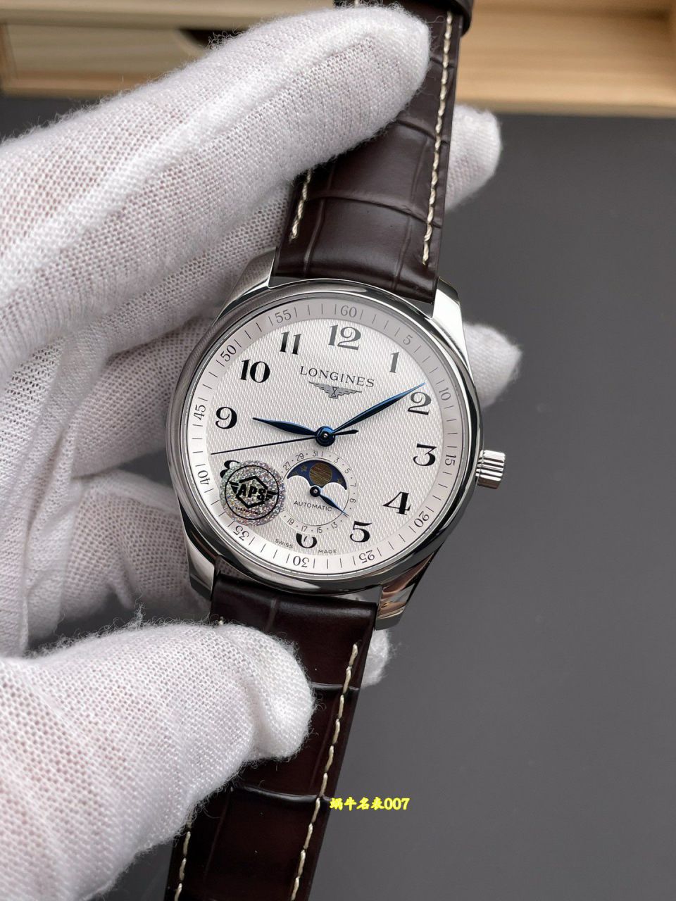 APS厂浪琴名匠月相顶级复刻系列L2.909.4.78.3腕表 / L188