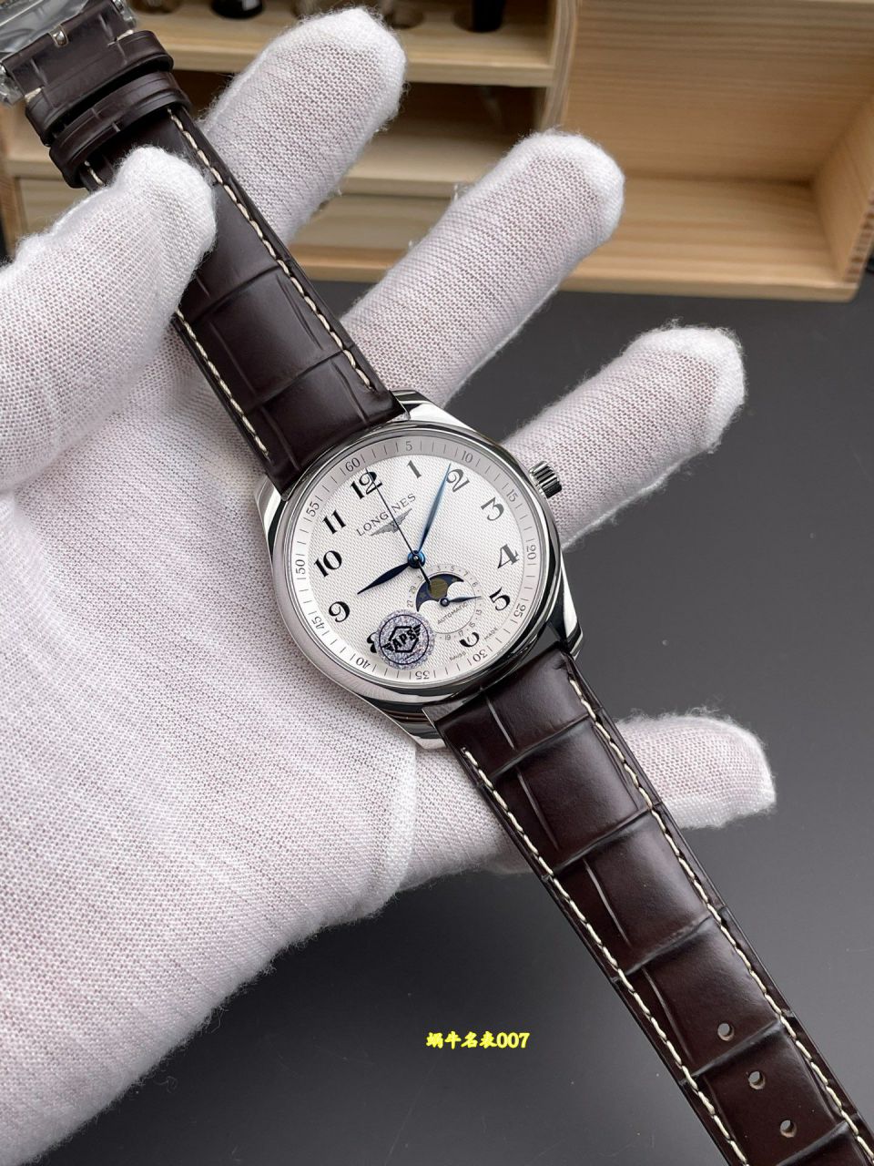 APS厂浪琴名匠月相顶级复刻系列L2.909.4.78.3腕表 / L188