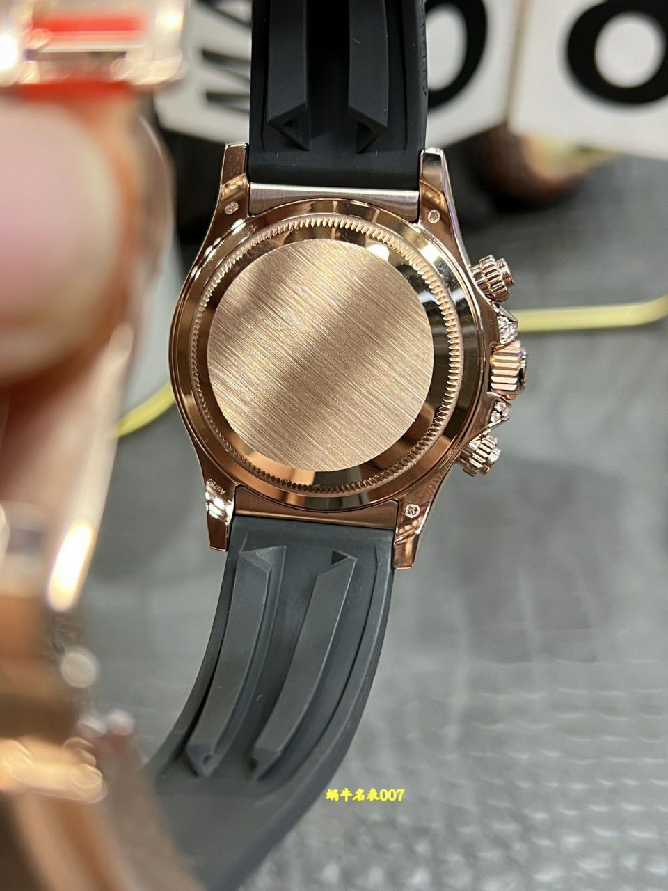 Cbd劳力士顶级复刻私人定制迪通拿系列40mm彩虹迪沙金眼手表 / R1026