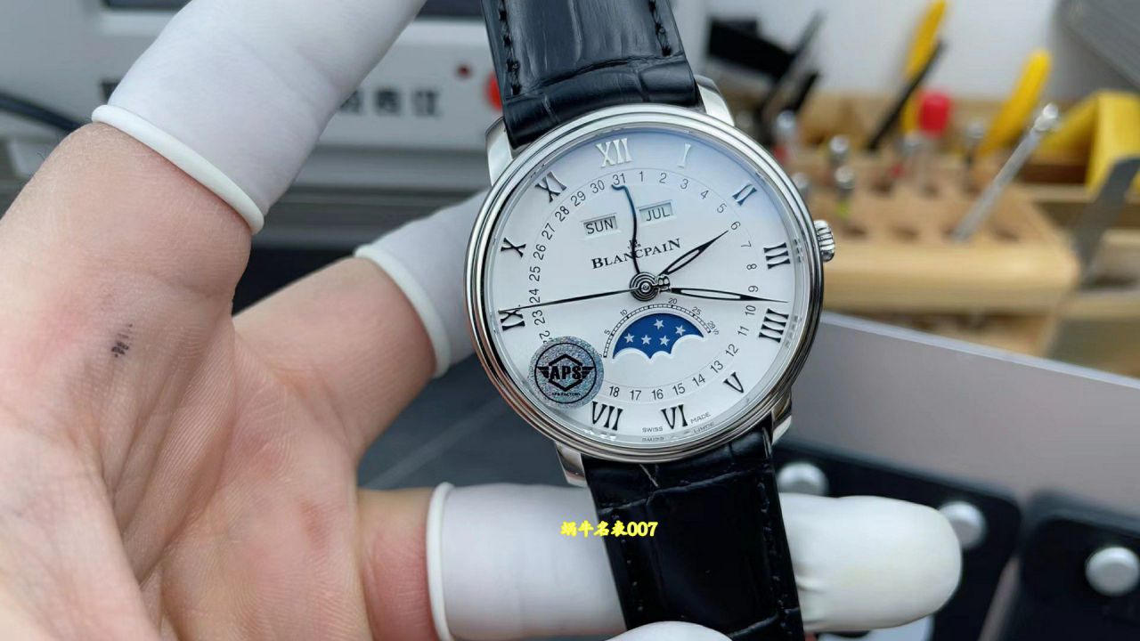  APS厂宝珀经典系列真月相6654-1127-55B腕表 / BP082