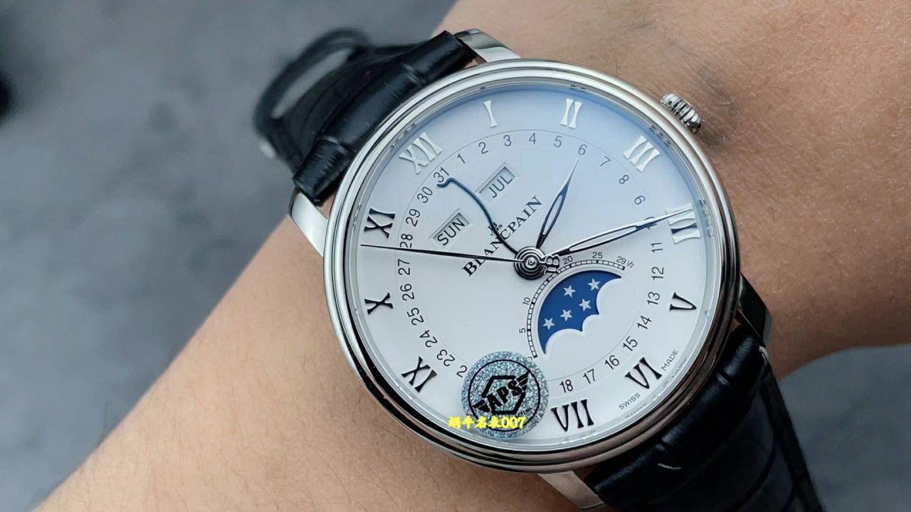  APS厂宝珀经典系列真月相6654-1127-55B腕表 / BP082