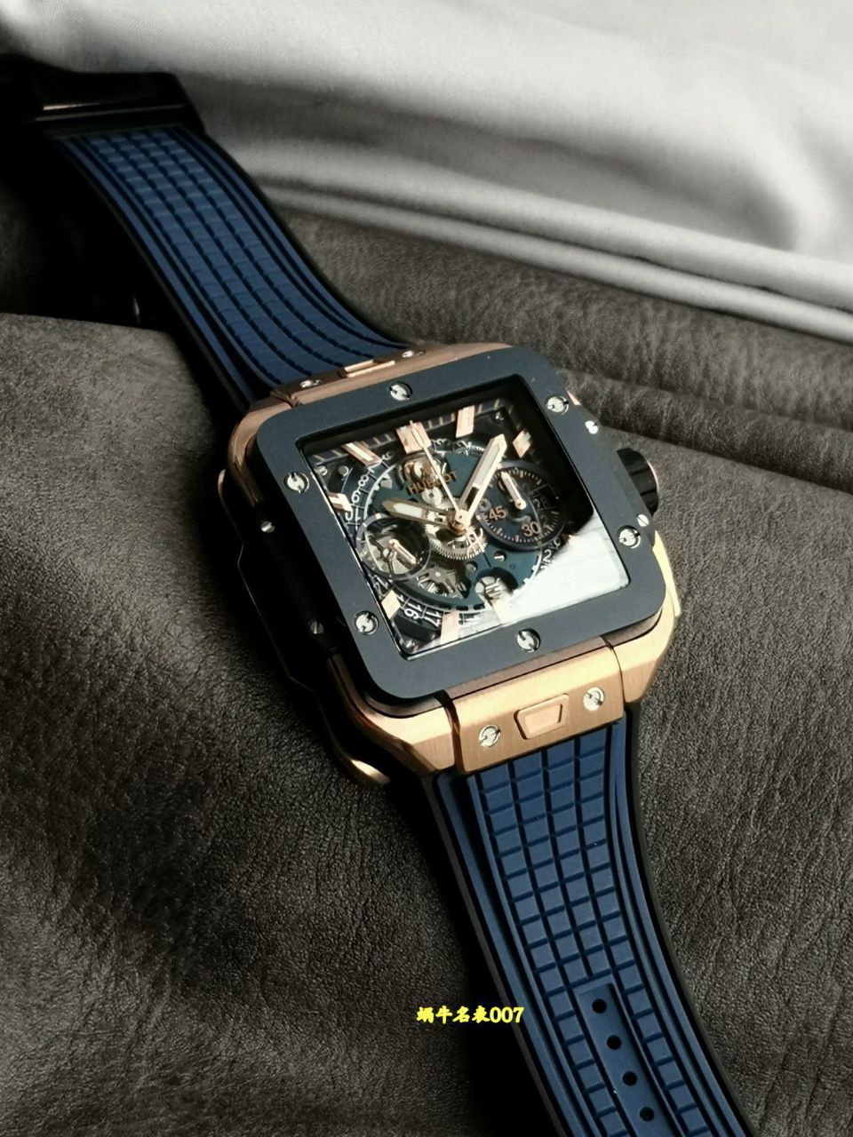 BBF厂宇舶SQUARE BANG UNICO系列821.NL.5170.RX腕表 / YB157