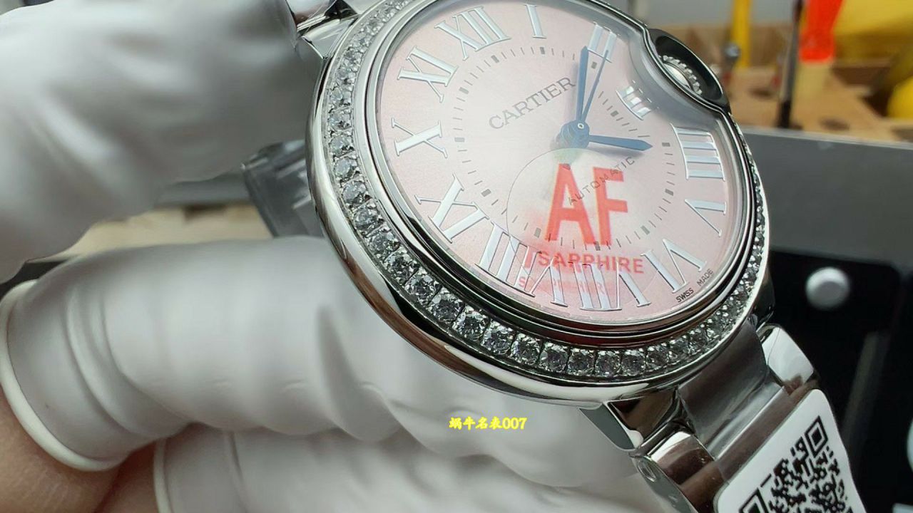 AF厂卡地亚蓝气球女装顶级复刻手表33毫米W4BB0037腕表 / K385