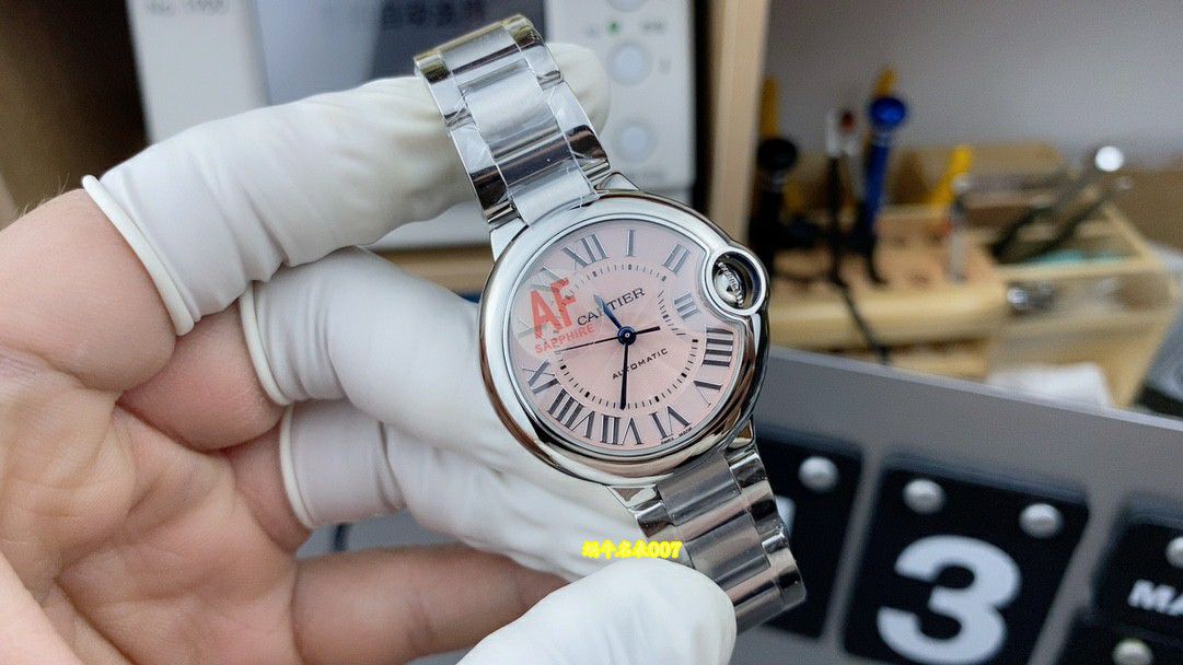 AF33粉气球卡地亚蓝气球女WSBB0046腕表 / k388