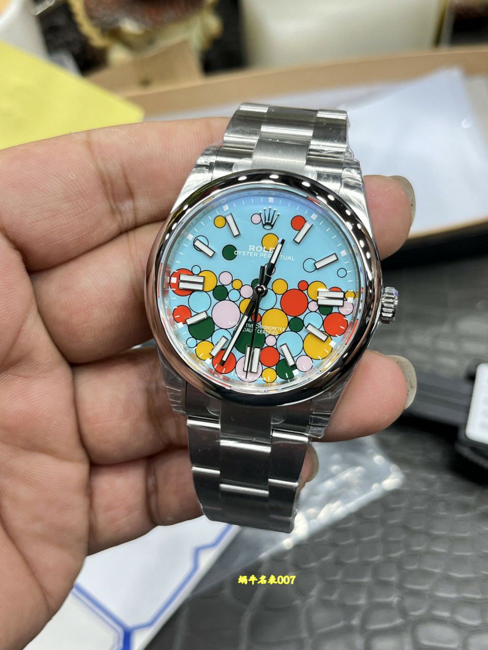 视频评测VS厂劳力士蚝式恒动系列m124300-0008气球泡泡盘（41毫米）腕表 / R1038