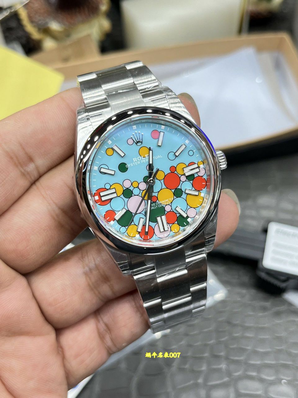 视频评测VS厂劳力士蚝式恒动系列m124300-0008气球泡泡盘（41毫米）腕表 / R1038