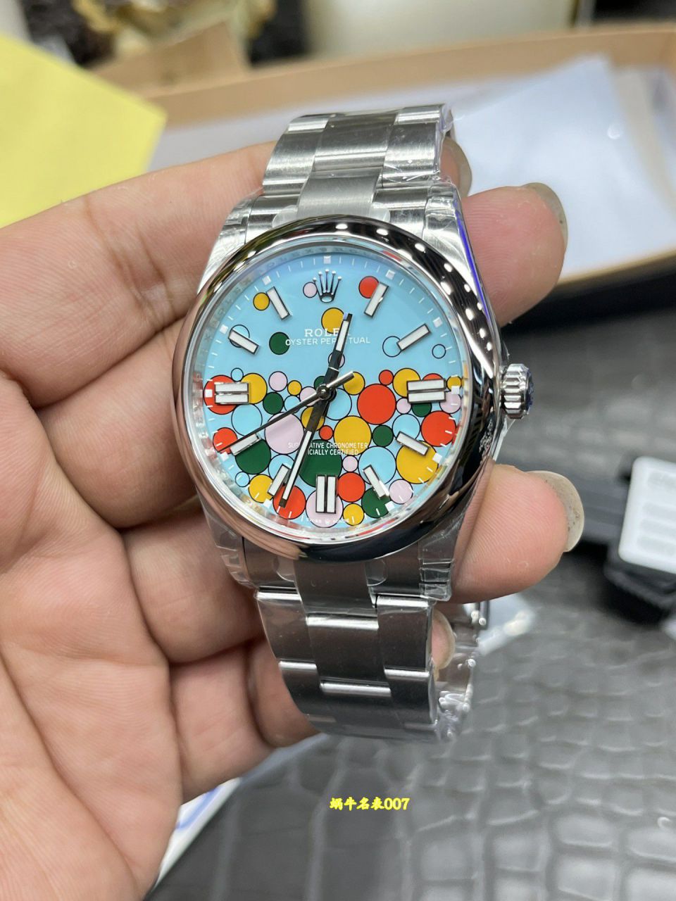 视频评测VS厂劳力士蚝式恒动系列m124300-0008气球泡泡盘（41毫米）腕表 / R1038