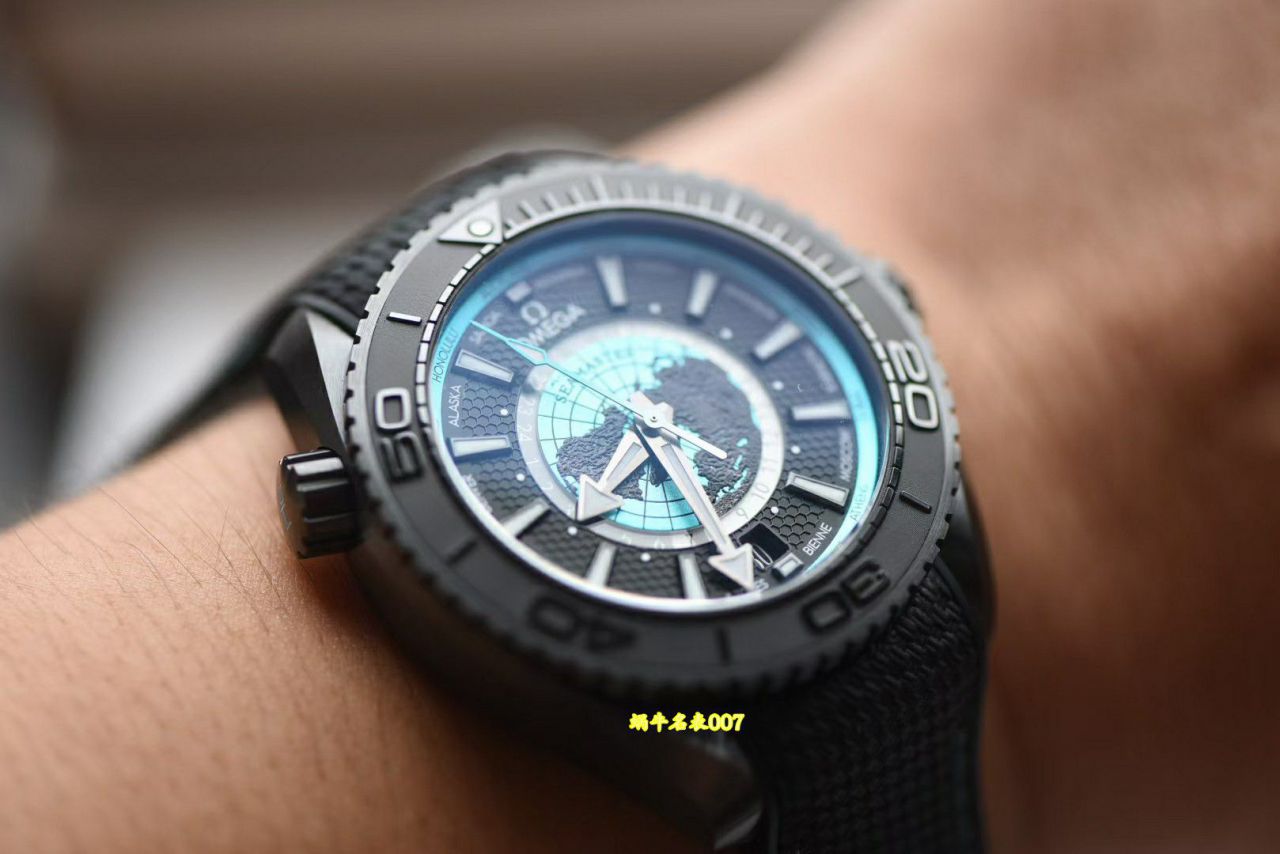 视频评测VS厂欧米茄海马世界时600米215.92.46.22.01.006和215.92.46.22.01.007腕表 / R836