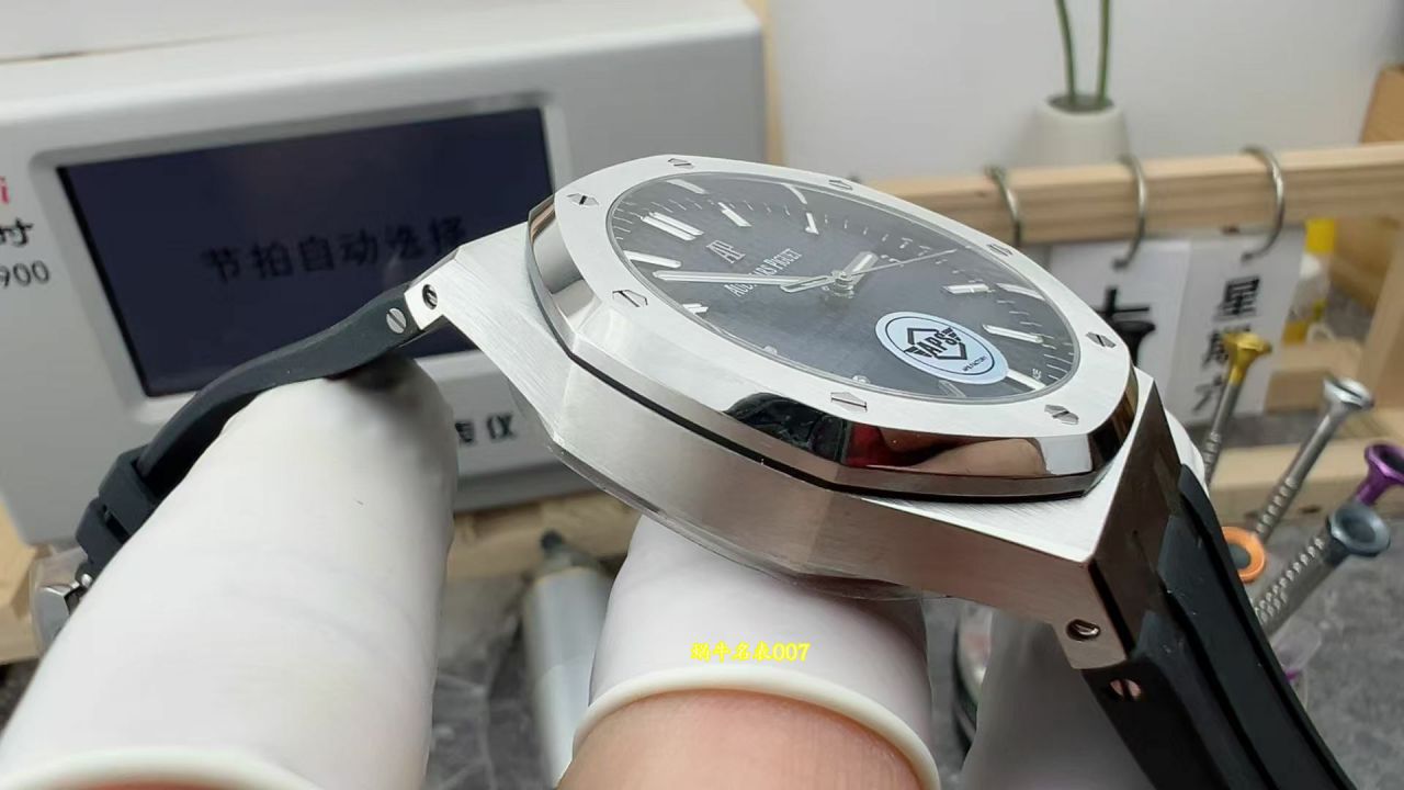 APS厂爱彼皇家橡树顶级复刻15500ST.OO.1220ST.01皮带款腕表 / AP371