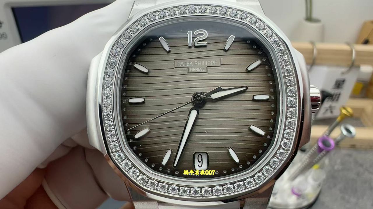 3K百达翡丽运动优雅鹦鹉螺女表7118/1200A-011腕表 / BD532