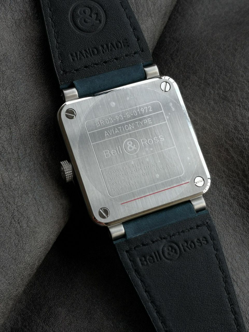 柏莱士INSTRUMENTS系列BR0393-BLU-ST/SCA腕表 /  