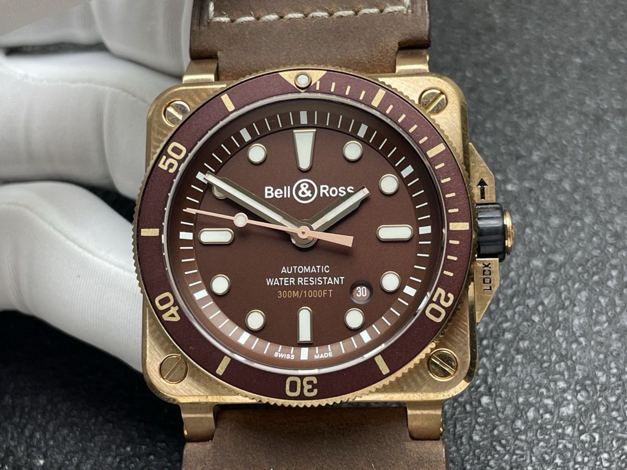 柏莱士INSTRUMENTS系列BR0392-D-G-BR/SCA腕表 /  