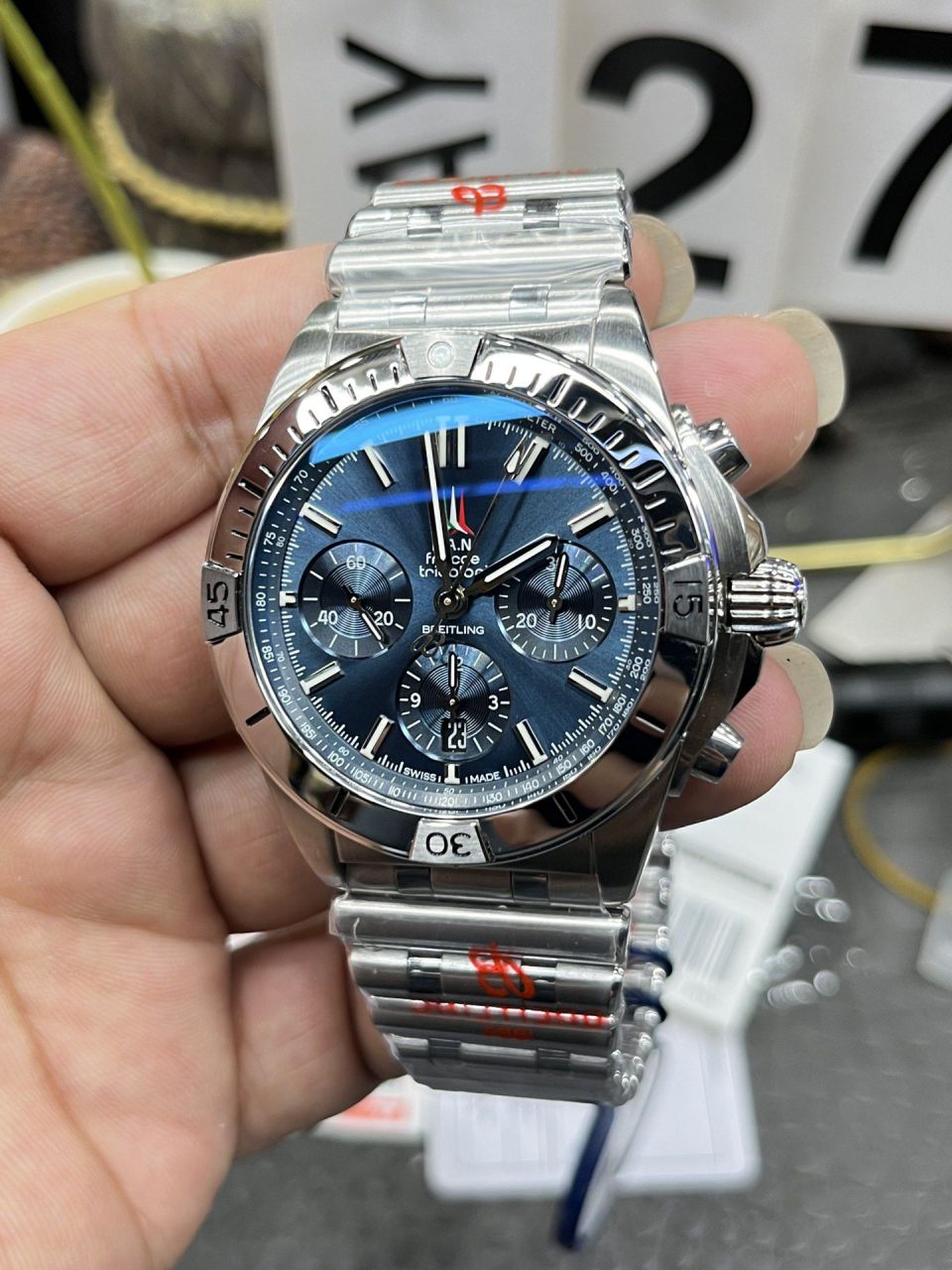 BLS百年灵机械计时系列AB01344A1C1A1腕表 /  