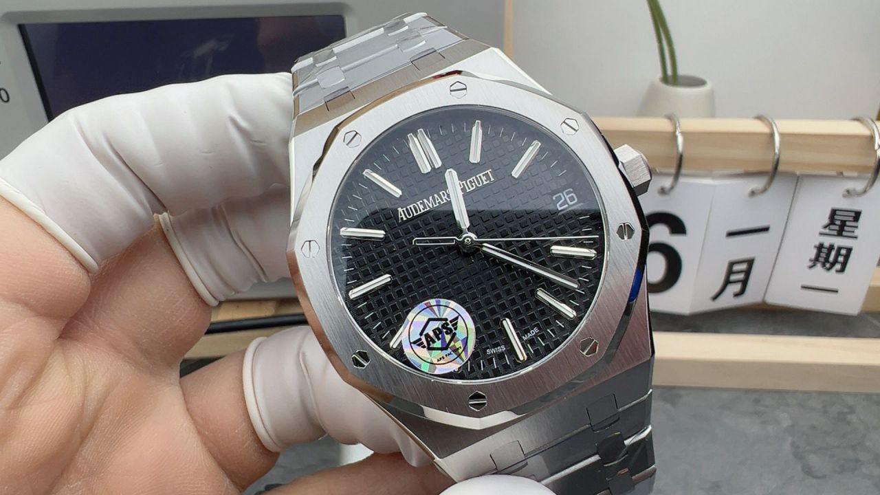 aps无卡度配重砝码爱彼皇家橡树系列15510ST.OO.1320ST.07腕表 /  