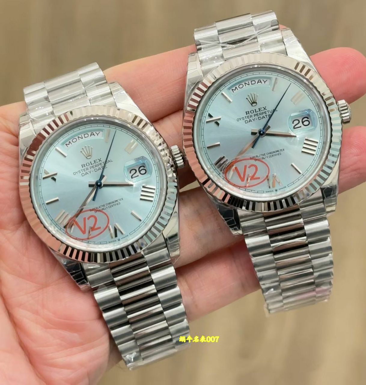 视频评测VS厂182 克 配重版顶级复刻劳力士星期日历型系列m228235-0025腕表 /  
