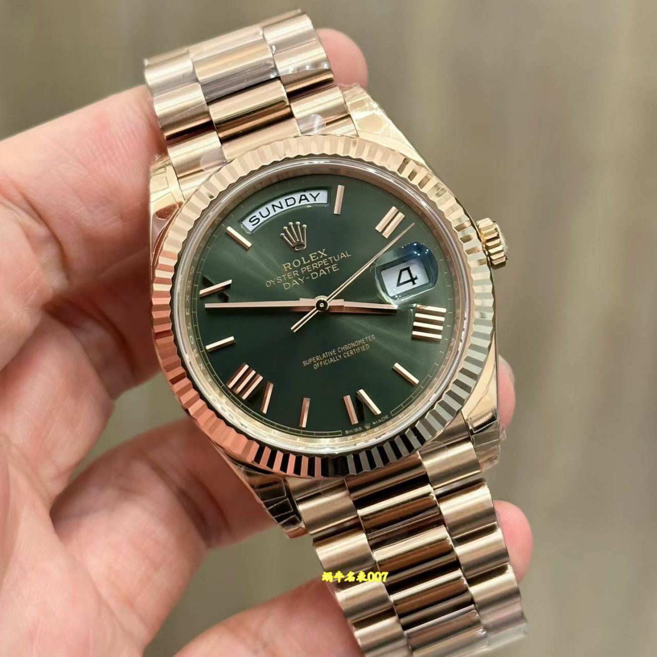 视频评测VS厂182 克 配重版顶级复刻劳力士星期日历型系列m228235-0025腕表 /  