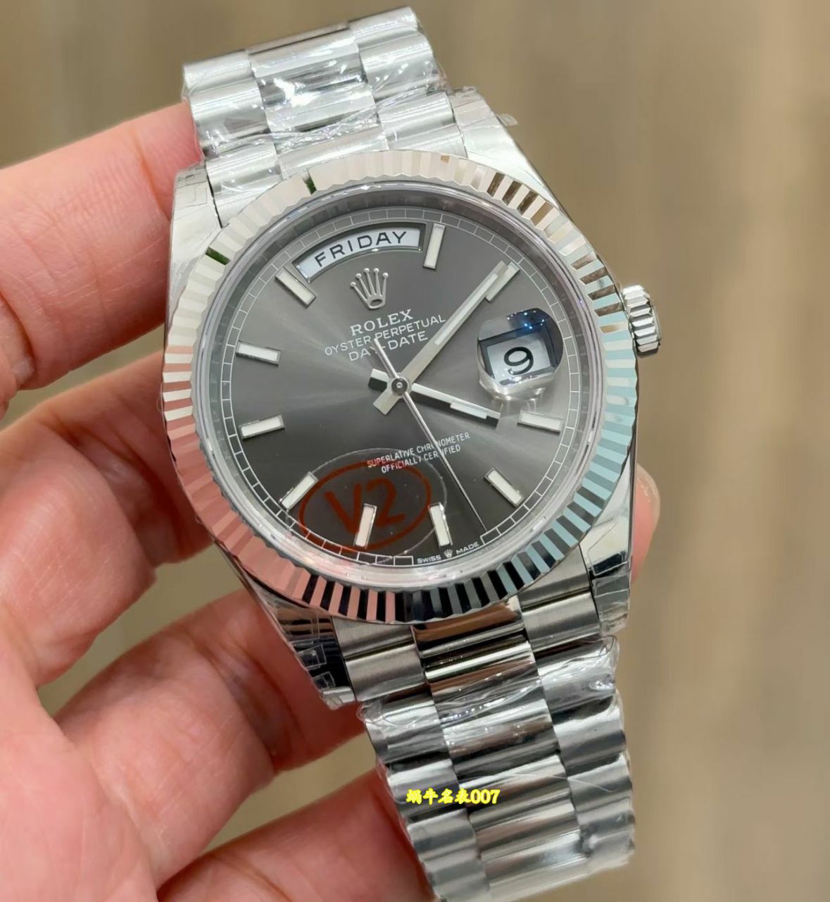 视频评测VS厂182 克 配重版顶级复刻劳力士星期日历型系列m228235-0025腕表 /  