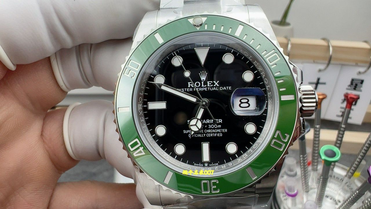 ARF四代新款绿水鬼劳力士潜航者型复刻手表m126610lv-0002腕表 /  