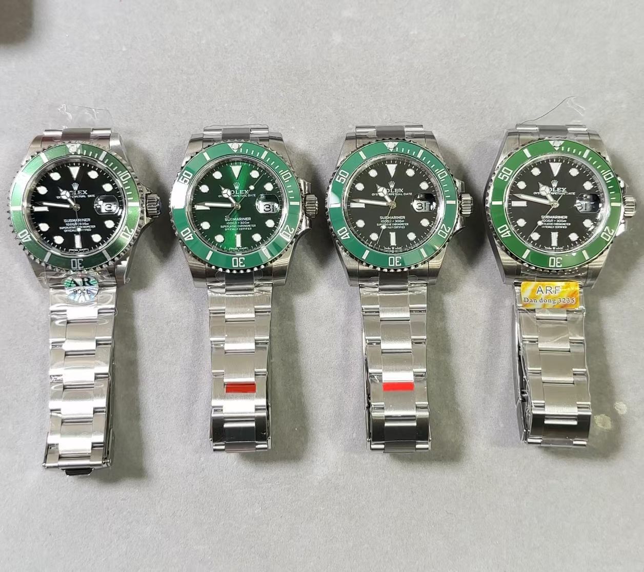 ARF四代新款绿水鬼劳力士潜航者型复刻手表m126610lv-0002腕表 /  