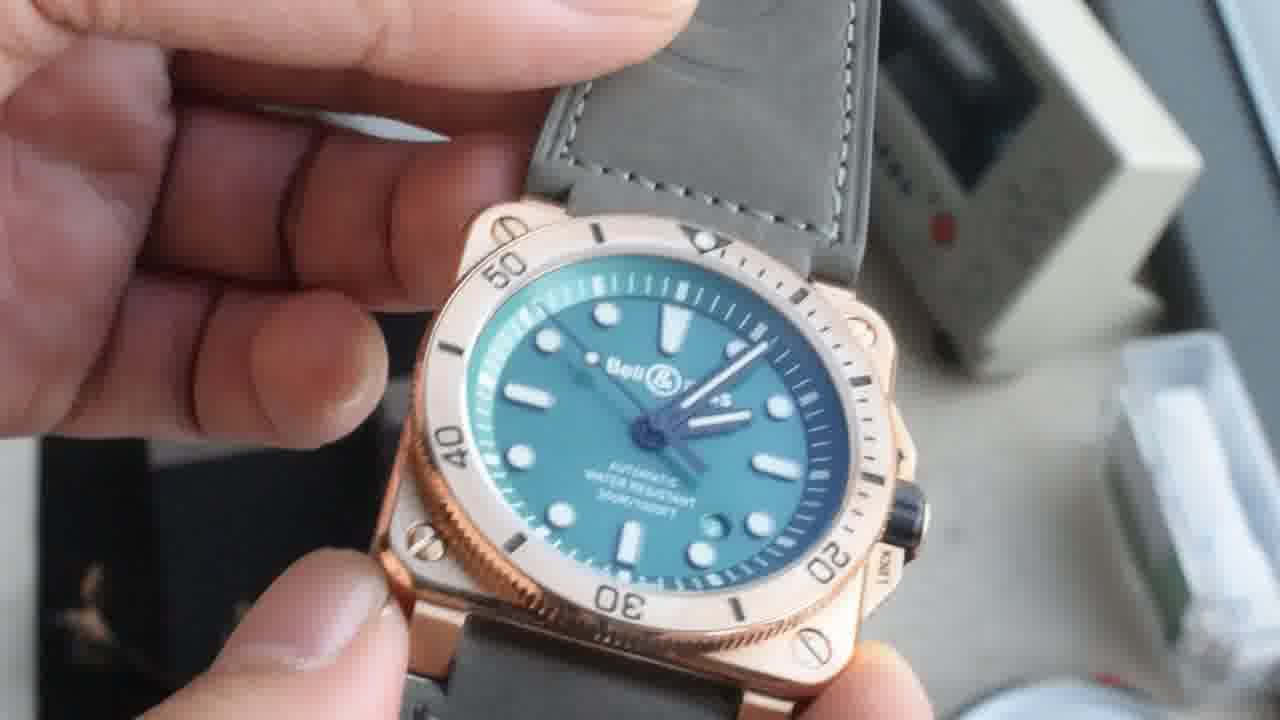 柏莱士INSTRUMENTS系列BR0392-D-LT-BR/SRB腕表 /  