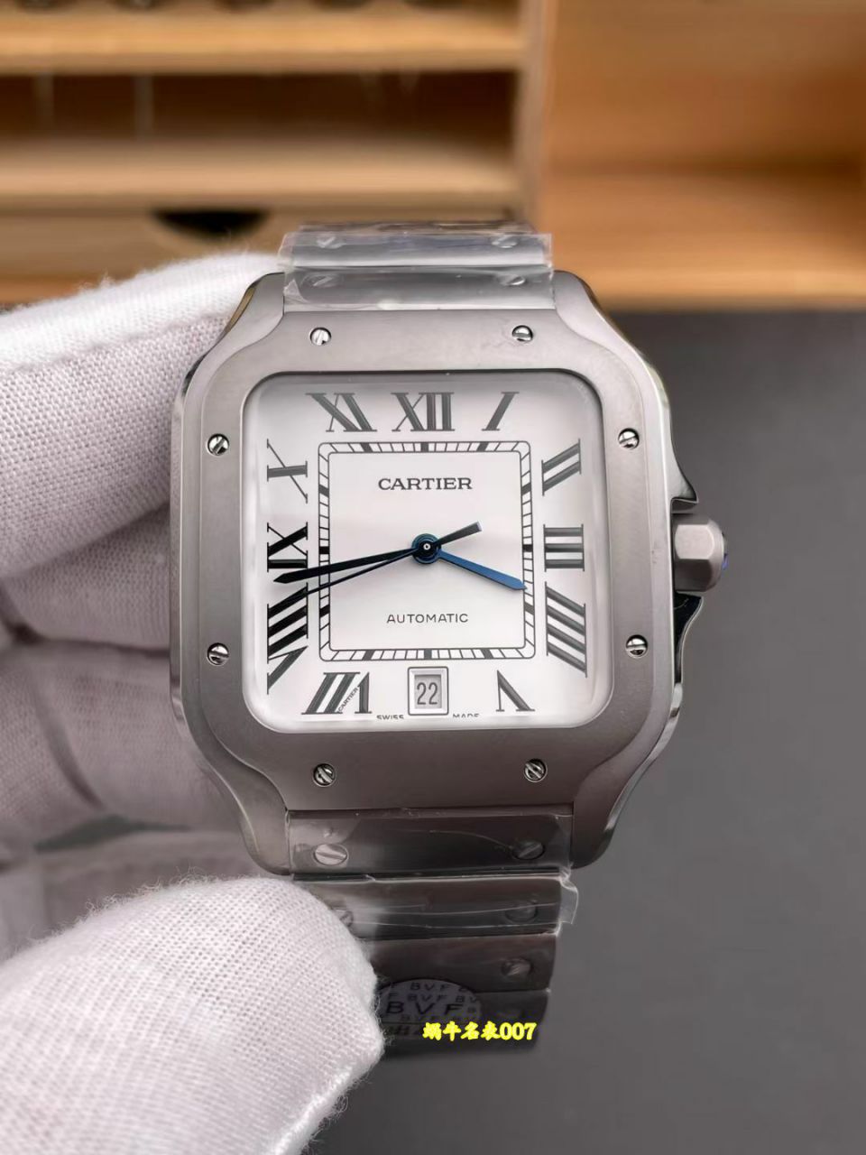 BV卡地亚山度士系列SANTOS DE CARTIER腕表 复刻高仿钛金属大号表款腕表 /  